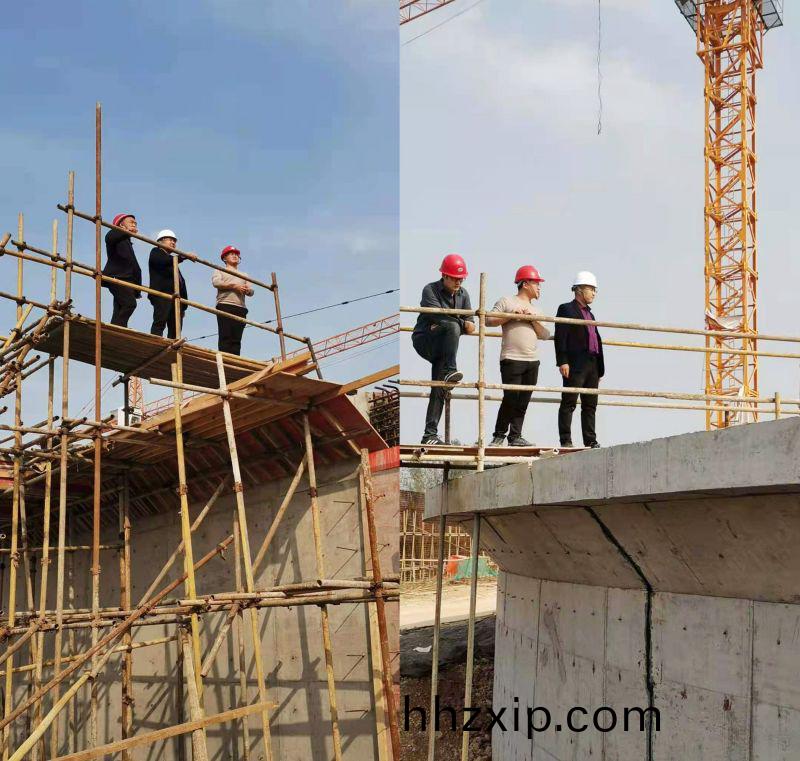 公司(si)領(ling)導(dao)視詧永城市(shi)第七汚(wu)水處理廠(chang)工程進(jin)度