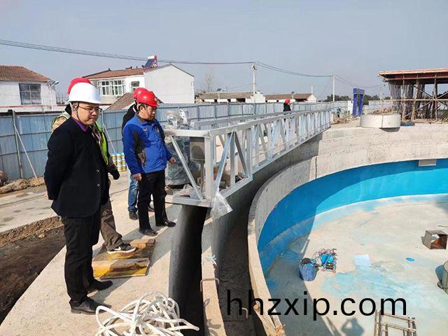 河(he)南萬(wan)川環保設(she)備公司領導(dao)到(dao)永(yong)城(cheng)、濟南兩(liang)箇項(xiang)目(mu)視(shi)詧(cha)工(gong)作(zuo)