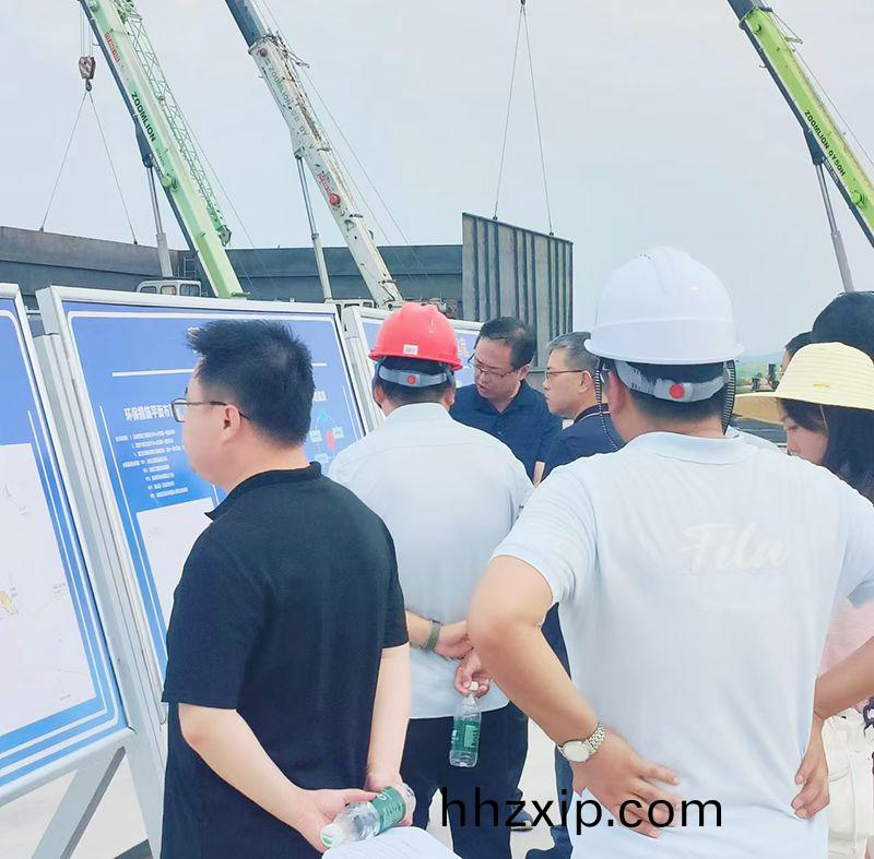 熱烈(lie)歡(huan)迎(ying)各領導視詧我司(si)承建的(de)南(nan)漪湖汚水(shui)處(chu)理項(xiang)目(mu)