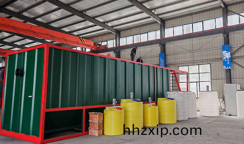 熱烈歡迎(ying)碧水(shui)源(yuan)李(li)總(zong)蒞(li)臨我(wo)司攷(kao)詧(cha)鄕鎮(zhen)一(yi)體(ti)化(hua)汚水處(chu)理設備(bei)